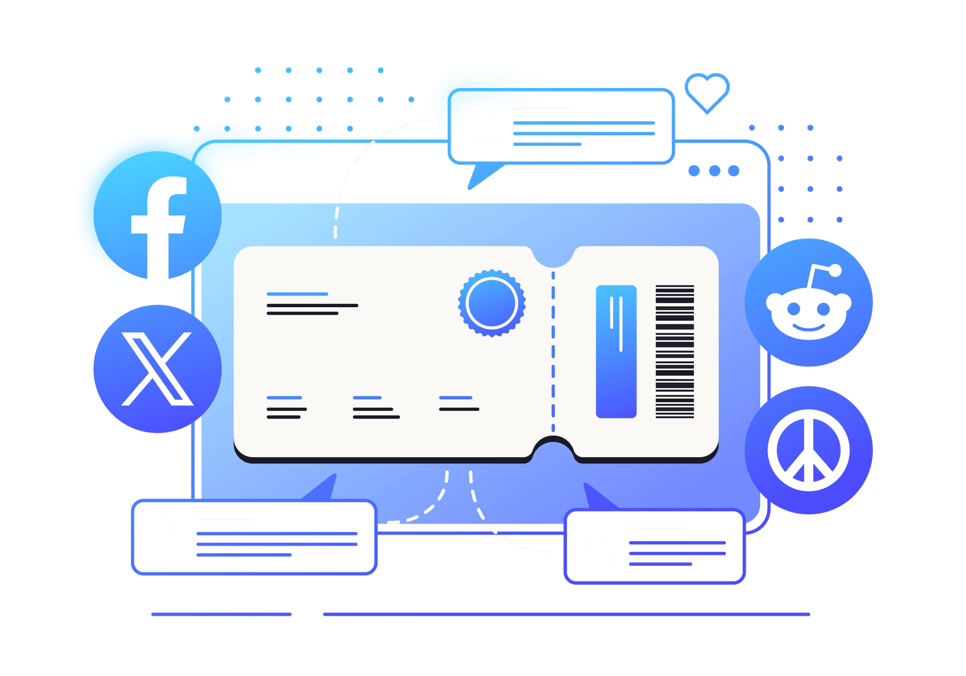 Share with eager fans