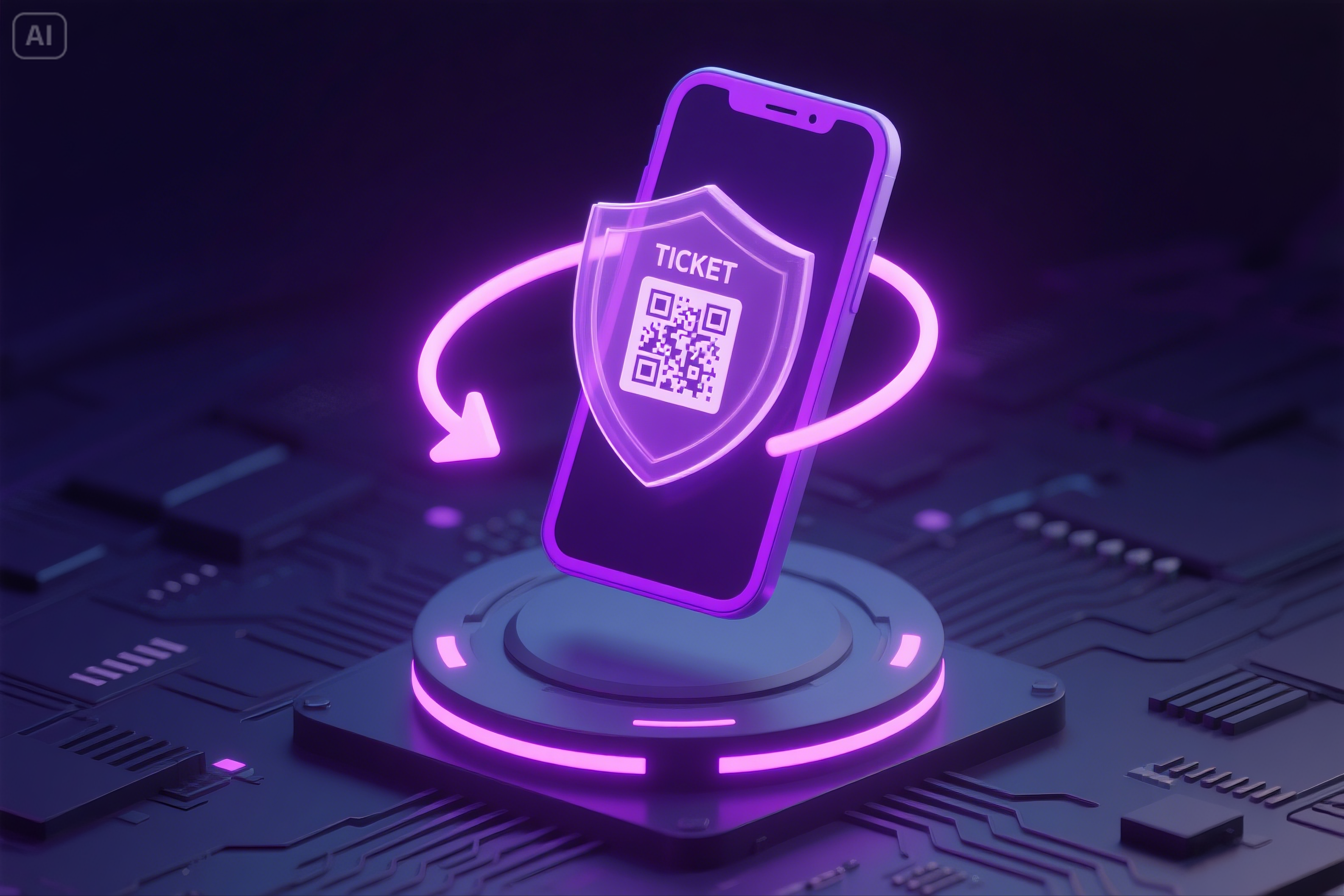 Electronic mobile transfer ticket
